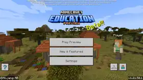 Minecraft Education Preview 1.21.50.1.png: Infobox image for Preview 1.21.50.1 the version in Minecraft