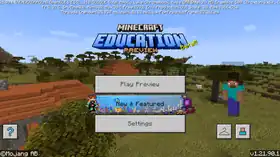 Minecraft Education Preview 1.21.90.1.png: Infobox image for Preview 1.21.90.1 the version in Minecraft