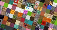 A screensaver featuring random block textures