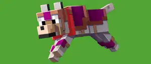 Artwork of a wolf wearing wolf armor.