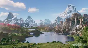 Mne shots ova original.jpeg: Infobox image for Overworld the location in Minecraft