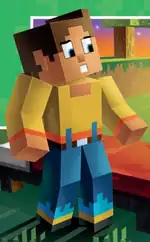 MoMC Sam.png: Infobox image for Sam the character in Minecraft