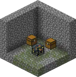 Monster Room (Dungeon).png: Infobox image for Monster Room the structure in Minecraft