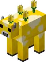 Moobloom.png: Infobox image for Moobloom the entity in Minecraft