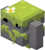 Mossy Golem Render MCL.png: Infobox image for Mossy Golem the legends entity in Minecraft