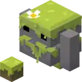 Mossy golem with unused mortar texture.