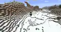 Naturally generated snow blocks in an igloo.