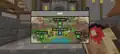 Map screen in the Minecraft Movie Live Event