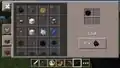 Pocket Edition crafting interface in inventory.