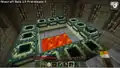 A Beta 1.9 pre4-style portal as seen in Jeb's live stream. It appears to have slots for eyes of ender.[10]