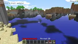 An example of a floating island map. Taken during development.