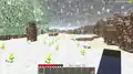 A snow mod in Minecraft Classic.