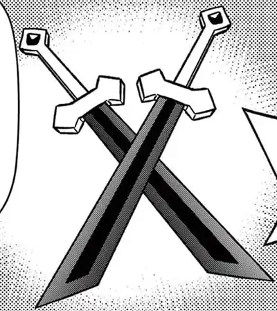 Obsidian Twin Blades.png: Infobox image for Obsidian Twin Blades the object in Minecraft