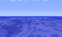 An ocean biome before The Update that Changed the World.