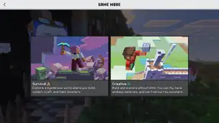 The game mode options.