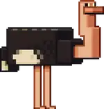 Ostrich.png: Infobox image for Ostrich the entity in Minecraft