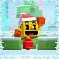 Pac-Man during winter time.