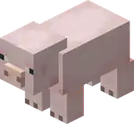 Pale Pig.png: Infobox image for Pale Pig the entity in Minecraft