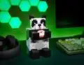 The Diamond Level Panda holding a cake.