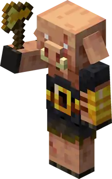 Piglin Brute Attack Mode.png: Infobox image for Piglin Brute the entity in Minecraft