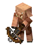 Piglin Hunter.png: Infobox image for Piglin Hunter the dungeons entity in Minecraft