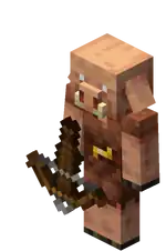 Piglin with Crossbow BE.png: Infobox image for Piglin the entity in Minecraft