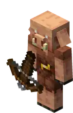 Piglin with Crossbow.png: Infobox image for Piglin the entity in Minecraft