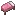 ItemSprite pink-bed.png: Sprite image for pink-bed in Minecraft