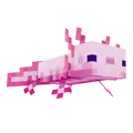 Leucistic axolotl cosmetic item icon.