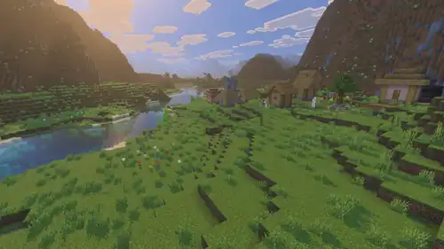 Plains Vibrant Visuals.png: Infobox image for Plains the biome in Minecraft