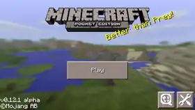 Pocket Edition 0.12.1.png: Infobox image for v0.12.1 alpha the version in Minecraft