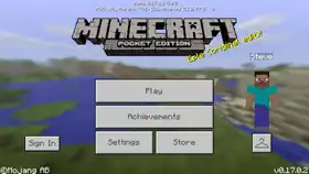 Pocket Edition 0.17.0.2.png: Infobox image for alpha 0.17.0.2 the version in Minecraft