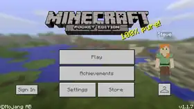 Pocket Edition 1.1.7.png: Infobox image for v1.1.7 the version in Minecraft