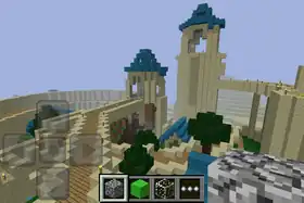 Pocket Edition v0.1.2 alpha in game.png: Infobox image for v0.1.2 alpha the version in Minecraft