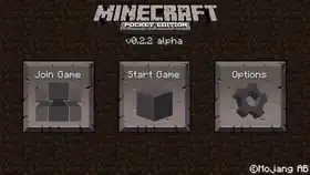 Pocket Edition v0.2.2 alpha.png: Infobox image for v0.2.2 alpha the version in Minecraft