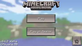 Pocket Edition v0.6.2 alpha.png: Infobox image for v0.6.2 alpha the version in Minecraft