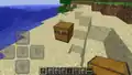 A chest in early Pocket Edition.