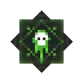 Poison Focus.png: Infobox image for Poison Focus the dungeons enchantment in Minecraft