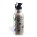 A water bottle depicting many potions