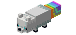 Pride Pet.gif: Infobox image for Pet (Fox) the entity in Minecraft