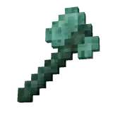 Prismarine Axe.png: Infobox image for Prismarine Tool the story mode item in Minecraft