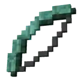 Prismarine Bow Half Pulled.png: Infobox image for Prismarine Tool the story mode item in Minecraft