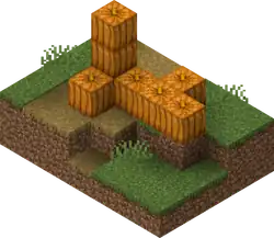 Pumpkin Pile.png: Infobox image for Pile the structure in Minecraft