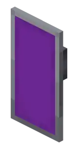 Purple Shield.png: Infobox image for Shield the item in Minecraft