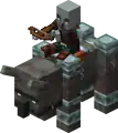 A pillager ravager rider.