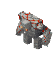 Redstone golem charge up electric transfer attack.