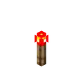 Redstone Torch BE.png: Infobox image for Redstone Torch the block in Minecraft