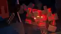 The redstone monstrosity as seen within the opening cinematic.
