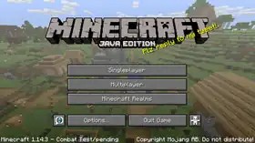 Release 1.14.3 Combat Test.png: Infobox image for Minecraft 1.14.3 - Combat Test the version in Minecraft