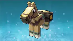 Savanna Horse Screenshot MCL.png: Infobox image for Savanna Horse the legends skin in Minecraft